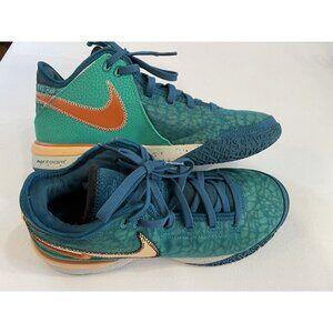 Nike Zoom LeBron NXXT Gen Mens Size 8.5 Geode Teal Melon Tint DR8784-301 Shoes